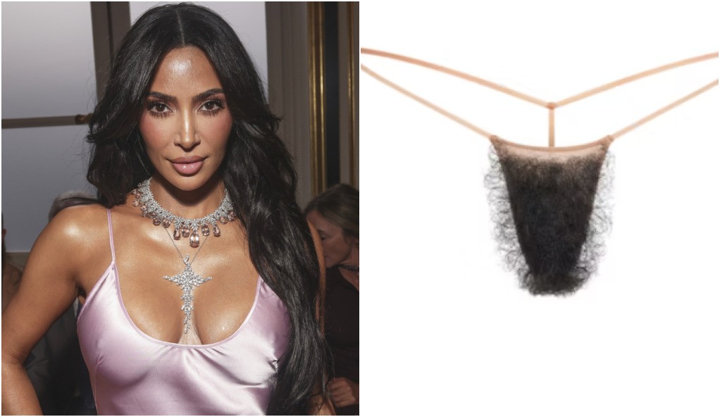 kim-kardashian-lanca-calcinha-com-pelos-pubianos-de-mentira;-peca-custa-quase-200-reais