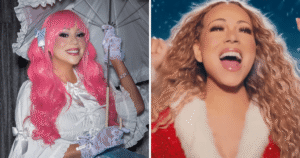 mariah-carey-aparece-fantasiada-com-filhos-gemeos,-moroccan-e-monroe;-veja