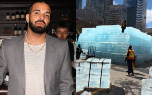 drake-instala-‘palacio-de-gelo’-no-canada-para-divulgar-album-e-bombeiros-intervem-por-seguranca